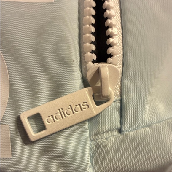 Adidas Sky Blue Compact Linear Mini Backpack NWT - Picture 3 of 6